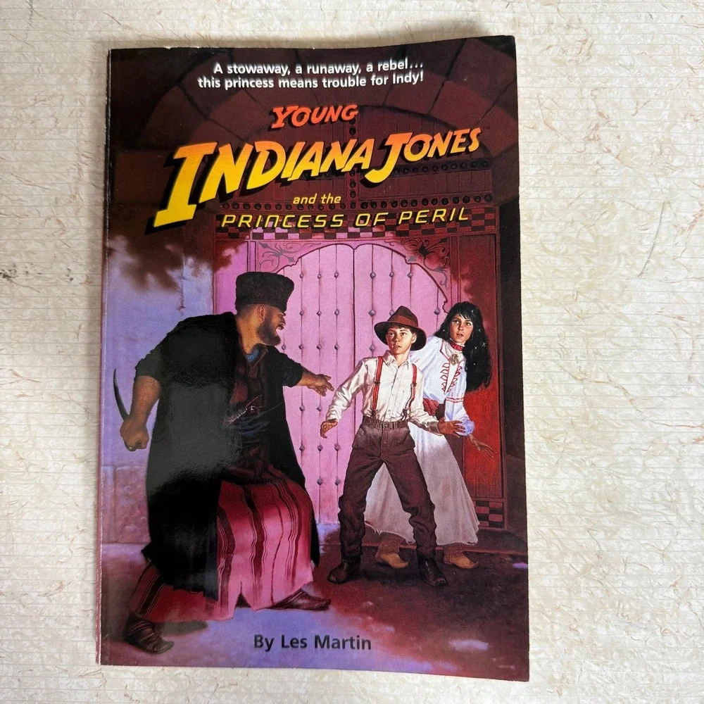 Young Indiana Jones and‎ the Princess of Peril Book 1991 Adventure